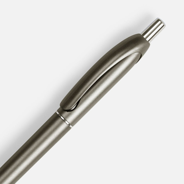 Ручка шариковая Bright Spark, серый металлик, 14,5х1 см