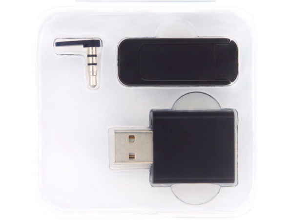 Комплект для обеспечения конфиденциальности «Incognito», Цвет черный