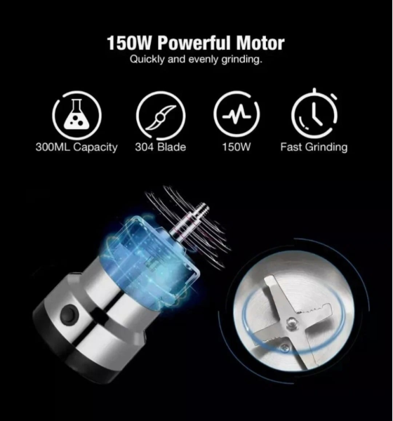 Кофемолка электрическая NIMA Electric Grinder NM-830, 150W