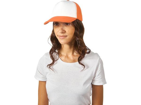 Бейсболка «Newport», Цвет оранжевый, белый