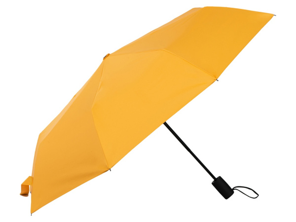 Зонт-автомат «Dual» с двухцветным куполом, Цвет желтый/черный