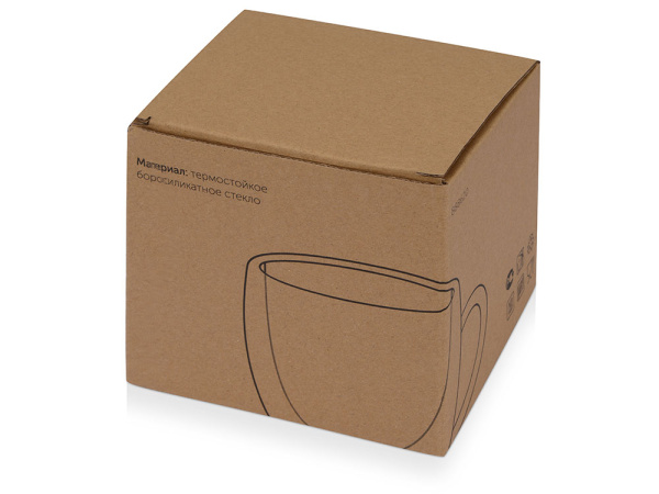 Кружка с двойными стенками «Mont Blanc», Цвет прозрачный