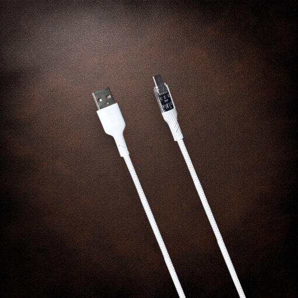 Кабель USB MRM MR92m USB-Micro, длина 1000мм, ток 3А, белый / Ускоренная зарядка и долговечность для активной эксплуатации
