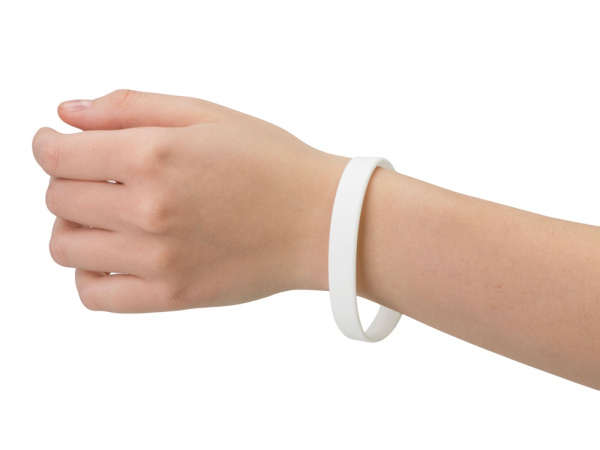 Силиконовый браслет «Forest», Цвет белый