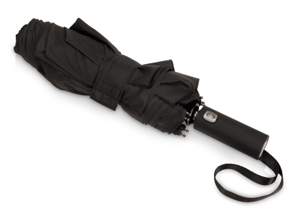 Зонт складной «Canopy» с большим двойным куполом (d126 см), Цвет черный