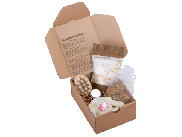 Подарочный спа набор «Soul», Цвет серый