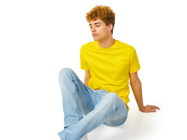 Футболка «Heavy Super Club» мужская, Размер S, Цвет желтый