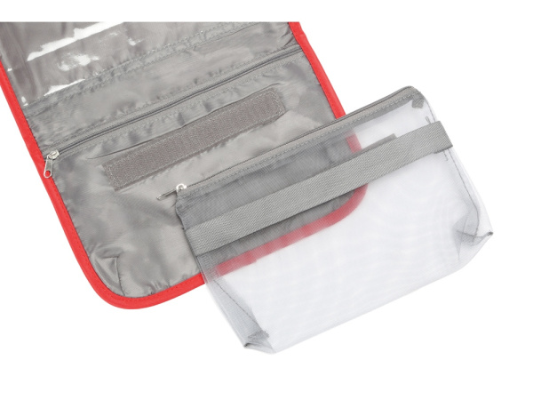 Несессер для путешествий со съемной косметичкой «Flat», Цвет красный