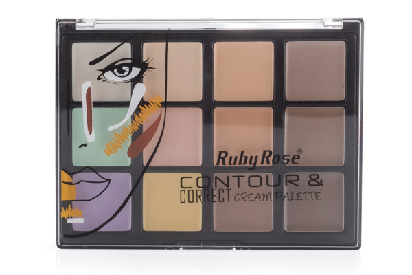 Палетка Ruby Rose Contour 12 цветов (консилер)