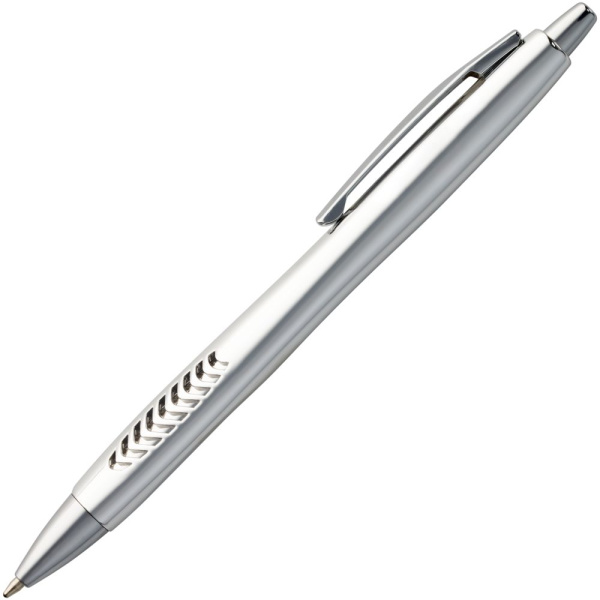 Ручка шариковая Barracuda, серебристая, 14,5х1,1 см