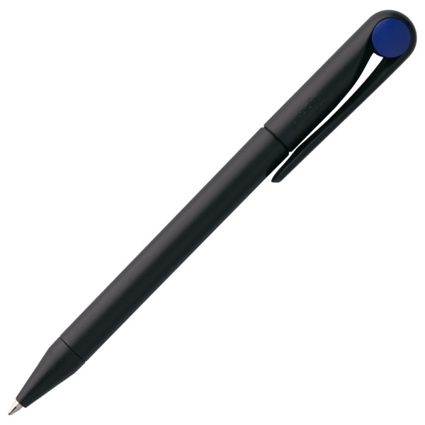 Ручка шариковая Prodir DS1 TMM Dot, черная с синим, 14х1,1 см