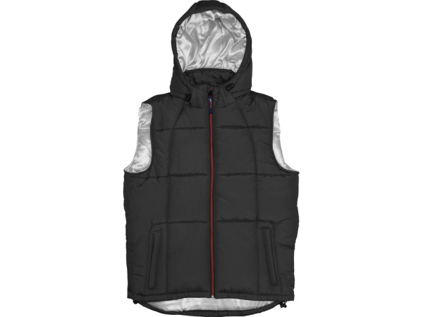 Жилет "Vigour" мужской, Размер 2XL, Цвет черный/стальной