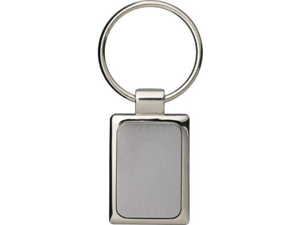 Брелок «Квадро», Цвет серебристый