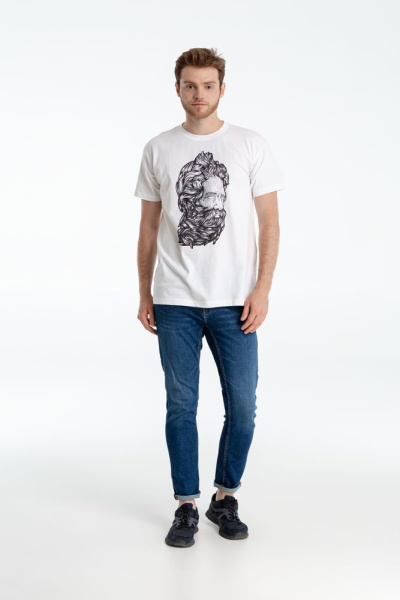 Футболка Tattoo, белая, S–XXL