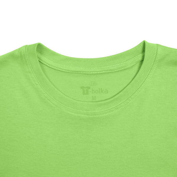 Футболка унисекс T-bolka 140, зеленое яблоко, S–4XL