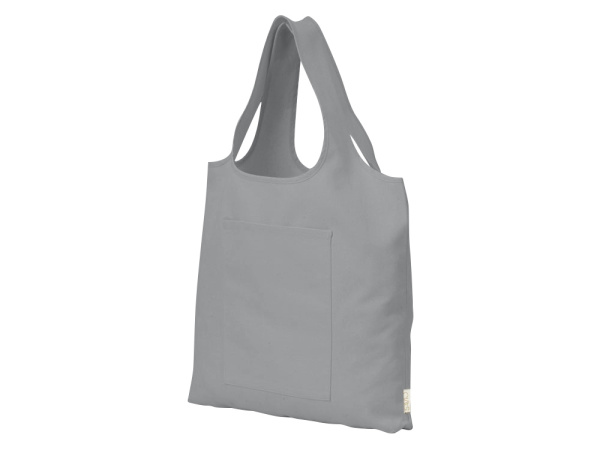 Сумка-шоппер «Revest» из переработанного хлопка 320 г/м2, Цвет серый