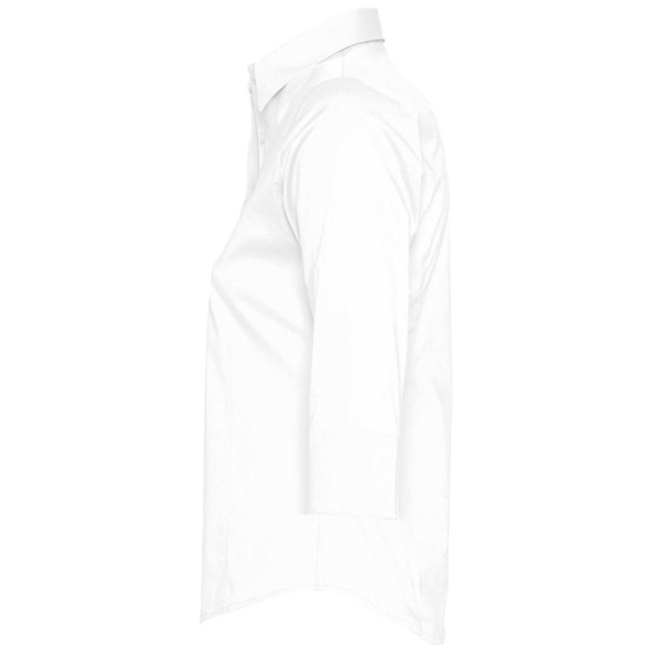 Рубашка женская с рукавом 3/4 Effect 140, белая, XS–XXL