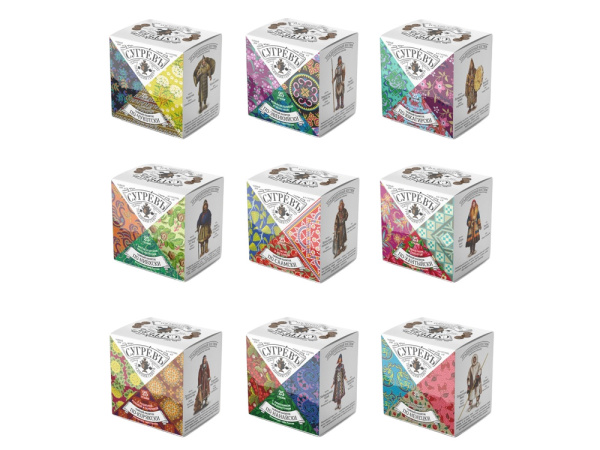 Подарочный набор c чаем «Сокровища Севера» в деревянной шкатулке без лого, Размер Без лого, Цвет натуральный