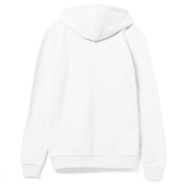 Толстовка на молнии с капюшоном Siverga Heavy, белая (белоснежная), XS–5XL