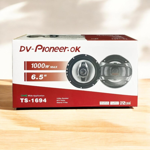 Автомобильные динамики Pioneer.ok TS-1694 (6.5") / Мощность и качество