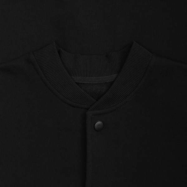 Бомбер унисекс Nuppu, черный, S–XL