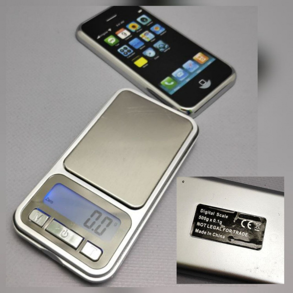 Ювелирные весы с шагом от 0.1 гр. до 500 гр. Digital Pocket Scale