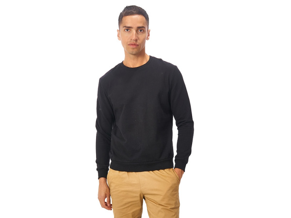 Свитшот «Motion» с начесом, унисекс, Размер 2XL, Цвет черный