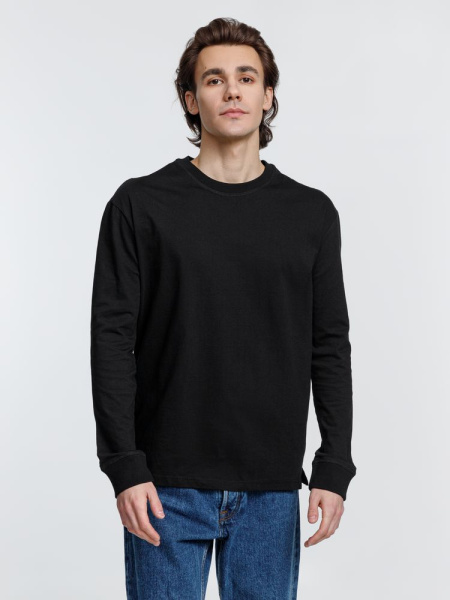 Футболка унисекс с длинным рукавом Pioneer LSL, черная, XS–4XL