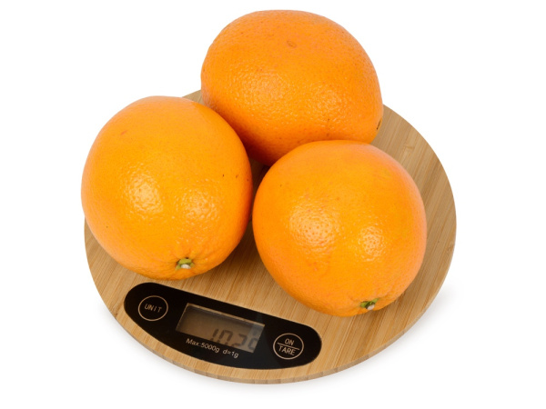 Бамбуковые кухонные весы «Scale», Цвет натуральный