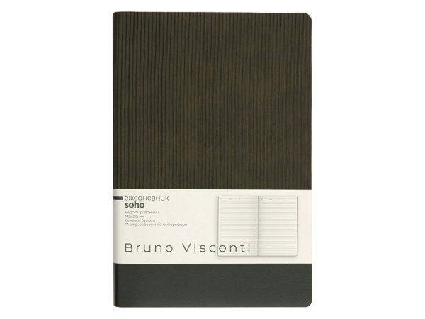 Ежедневник недатированный А5 «Soho», Цвет зеленый
