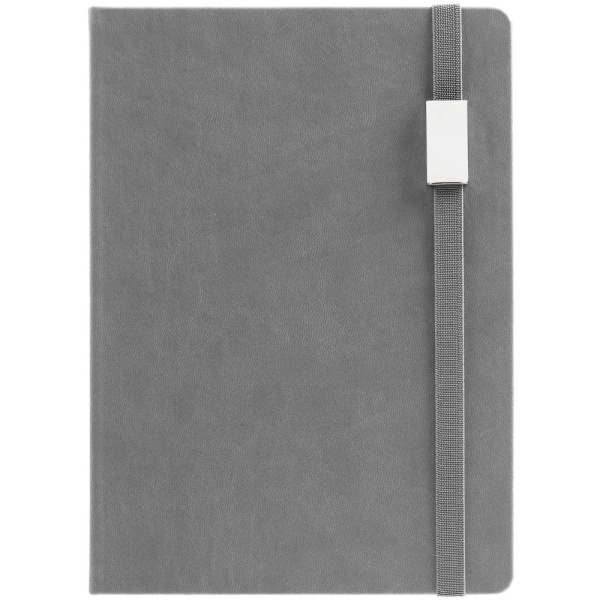 Ежедневник New Factor Metal, серый, 15х20,8х2 см