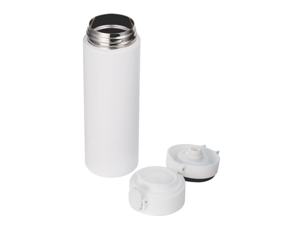 Вакуумная термокружка с индикатором и медной изоляцией «Bravo», тубус, 400 мл, Цвет белый