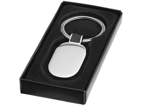 Брелок «Barto», Цвет серебристый/черный