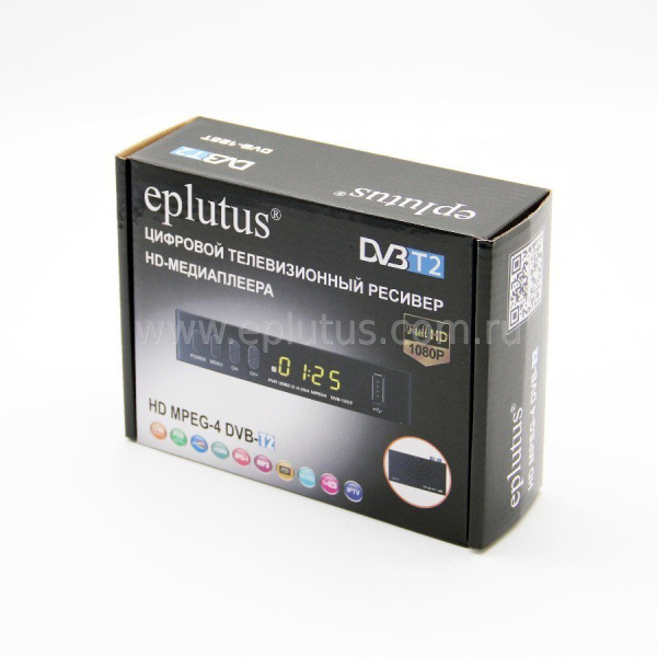 (Оригинал) Цифровой HD TV-тюнер DVB-T2 Eplutus® DVB-125T