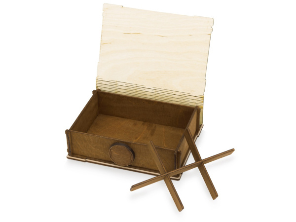 Подарочная коробка «Тайна», Цвет натуральный/орех