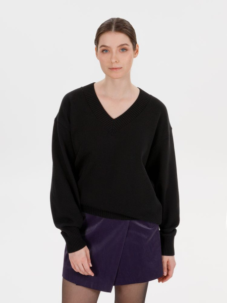 Джемпер Siluetti Stillan, черный, S/M, L/XL