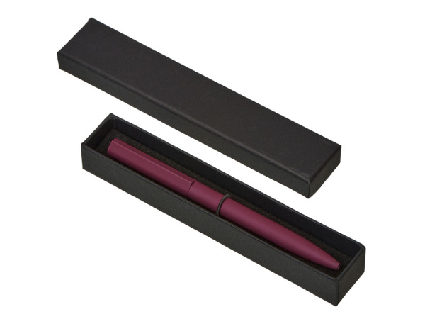 Ручка металлическая шариковая «Minimalist», софт-тач, Цвет красный бургунди