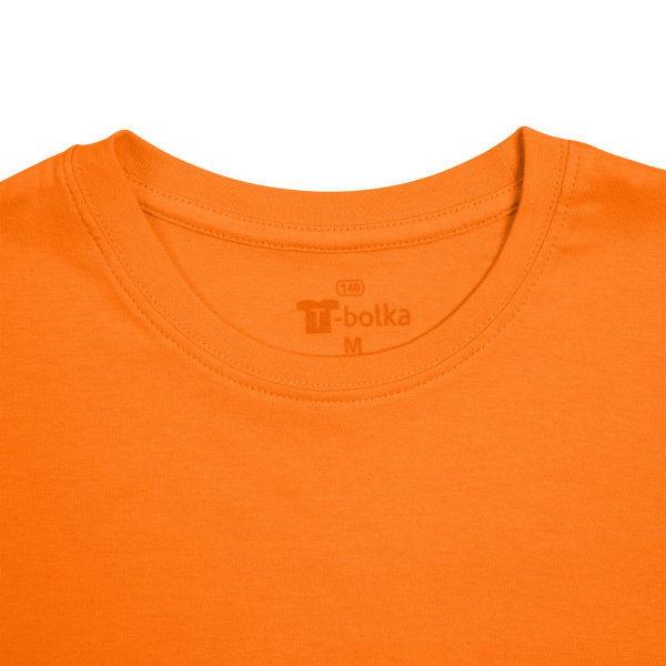 Футболка унисекс T-bolka 140, оранжевая, S–4XL