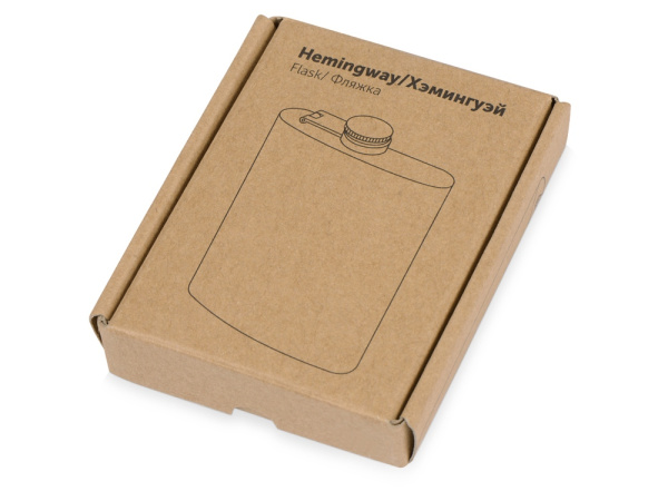 Фляжка «Hemingway», Цвет серебристый