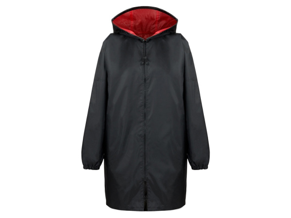 Дождевик «Bi-color» унисекс, Размер XL/2XL, Цвет красный/черный