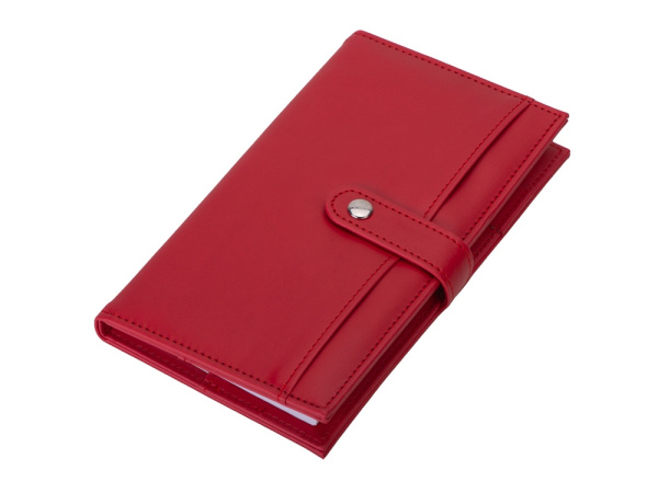 Блокнот-портфолио А6 «Wall Street», Цвет красный