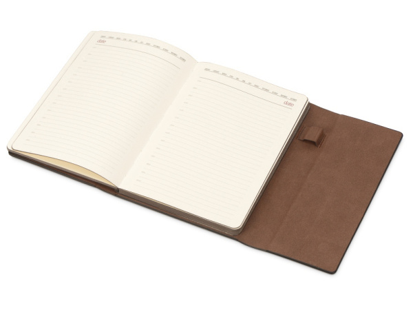 Ежедневник недатированный с магнитным клапаном А5 «Waltz», Цвет черный