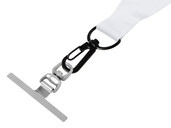 Лента под сублимацию для телефона с замком обрыва, 2 см, Цвет белый