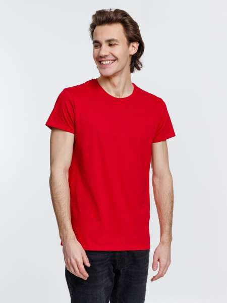 Футболка мужская Pioneer Men, красная, XS–4XL