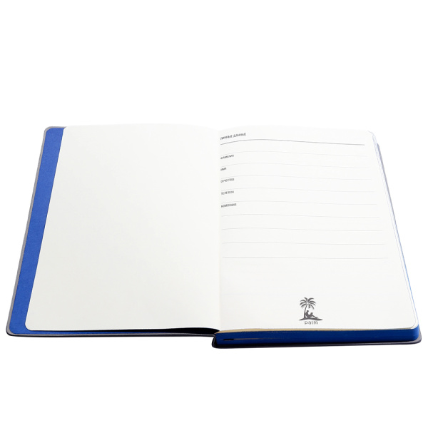 Ежедневник A5 недатированный Carisma в мягком переплёте, синий