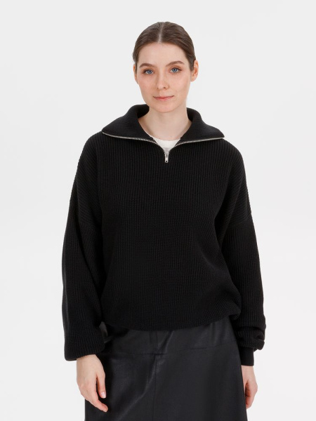 Джемпер Siluetti Birne, черный, S/M, L/XL
