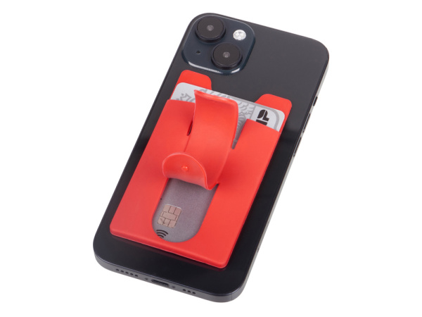 Футляр для кредитных карт «Покет», Цвет красный