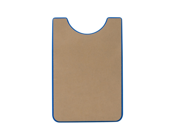 Картхолдер для телефона с держателем «Trighold», Цвет ярко-синий