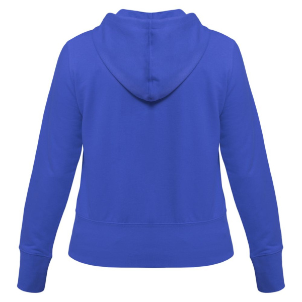 Толстовка женская Hooded Full Zip ярко-синяя, XS–XL