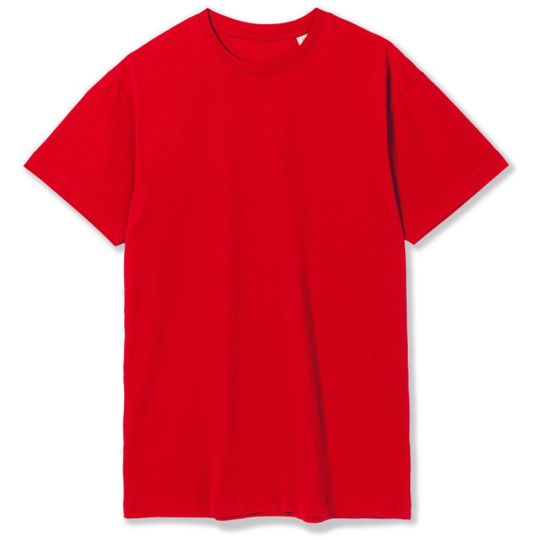 Футболка унисекс T-Bolka 180, красная, S–3XL